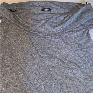 Cowl Neck Gray Sweater